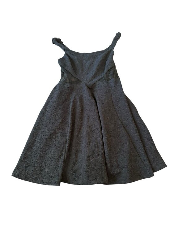 Free People Dresses & Skirts - Free People Fit Flare Dress‎ Size XS Jacquard Side/Back Lace Cutouts Whimsigoth